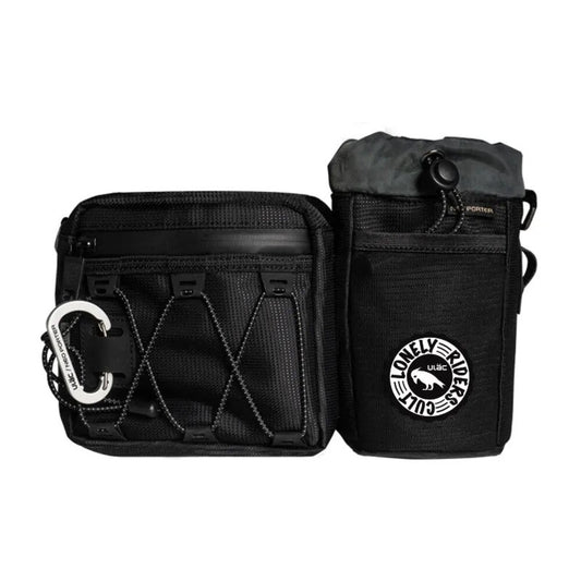 ULAC Dual Handlebar Bag Krosstrek 3.3L with Carabiner - Black