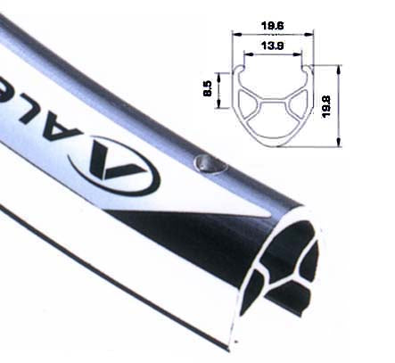 Alexrims 700C Midweight Semi Aero Rim AT450