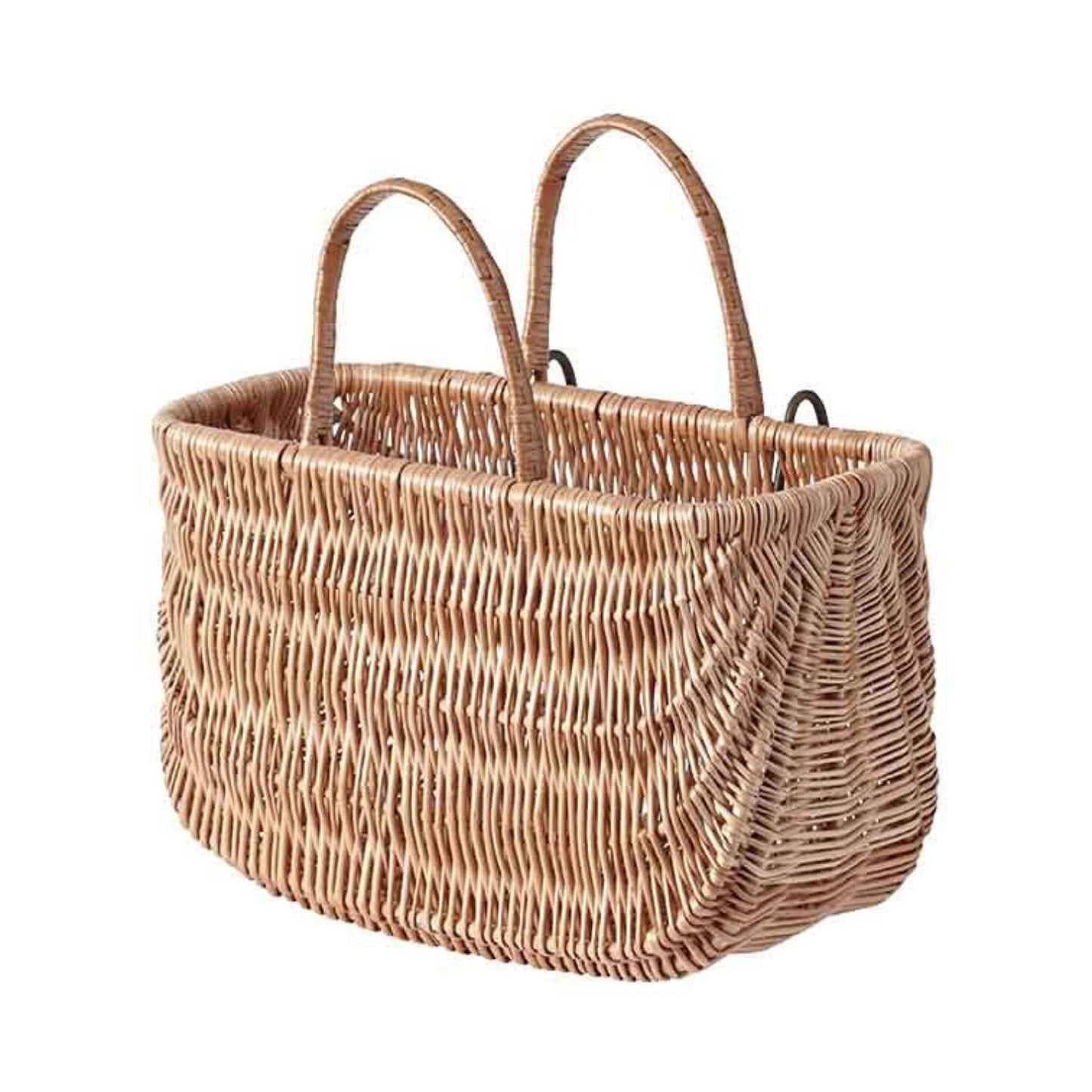 Basil Swing Rattan Basket, Natural Brown