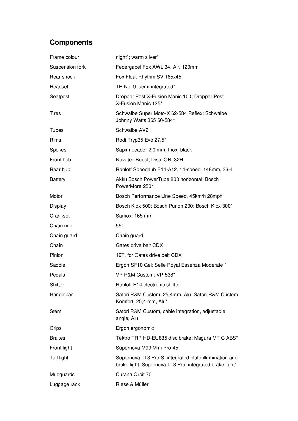 Riese & Muller Homage 5 Rohloff HS - 51cm - Silver - SHIPPED IN TRANSIT