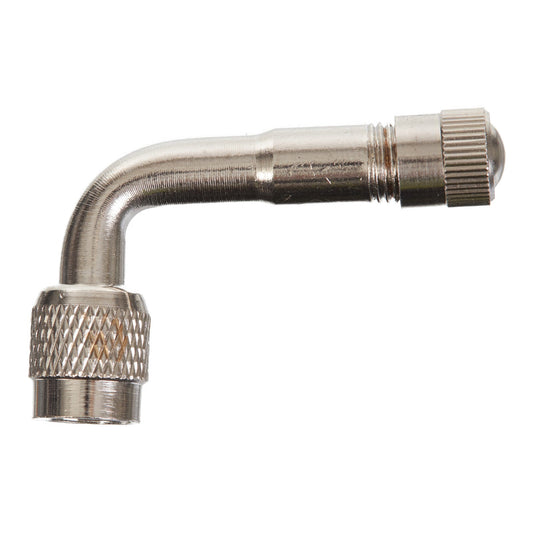 Valve adaptor schrader 90 bend