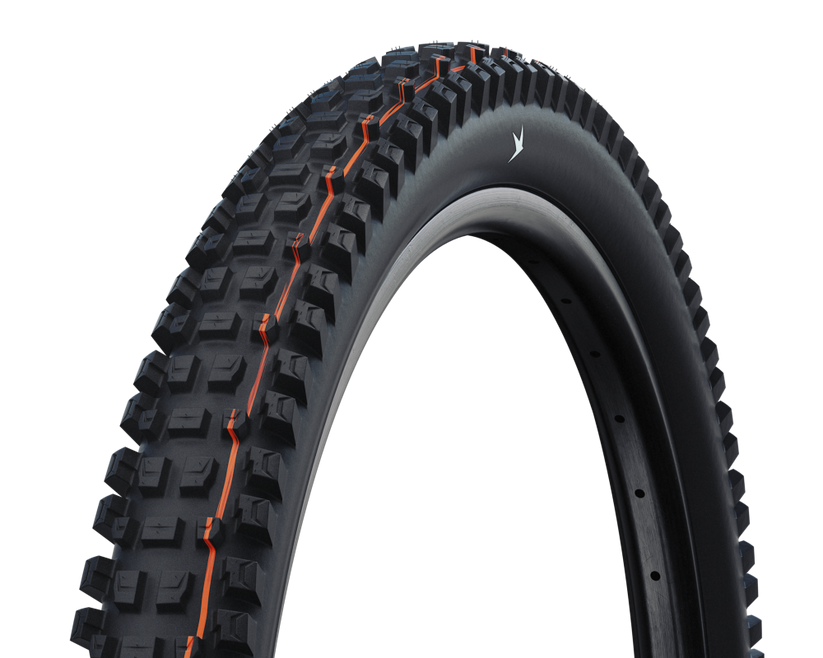 Schwalbe Tyre Albert Radial Folding ADDIX Soft (Orange) Trail Pro TL-Ready HS461 Black