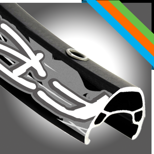 RIM 26" 36h ALEX FR30 BLACK (Standard nipple - E-Bike Compatible) AX90