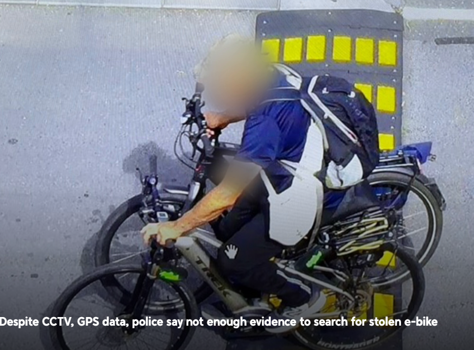 CCTV footage of a thief stealing 2 bikes in broad daylight in auckland