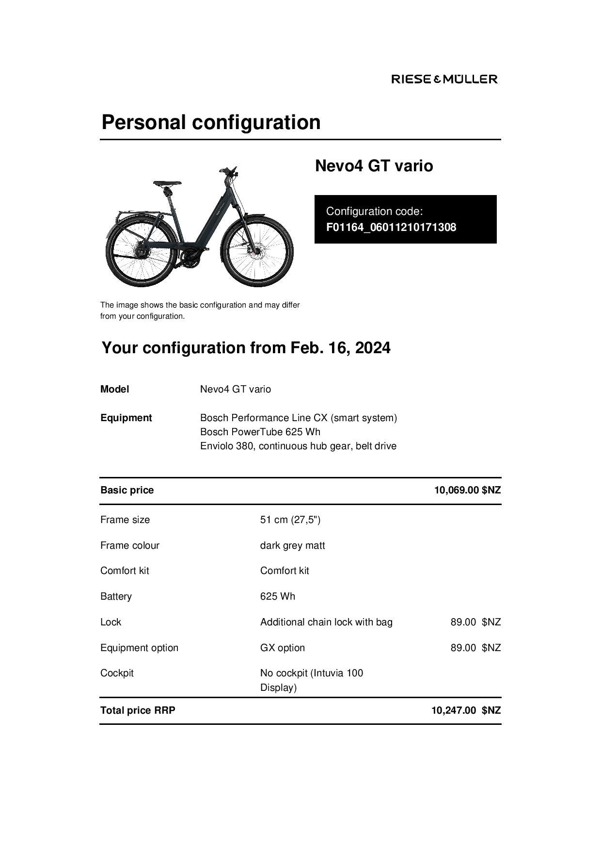 Riese and Muller Nevo4 Vario - grey - 51cm