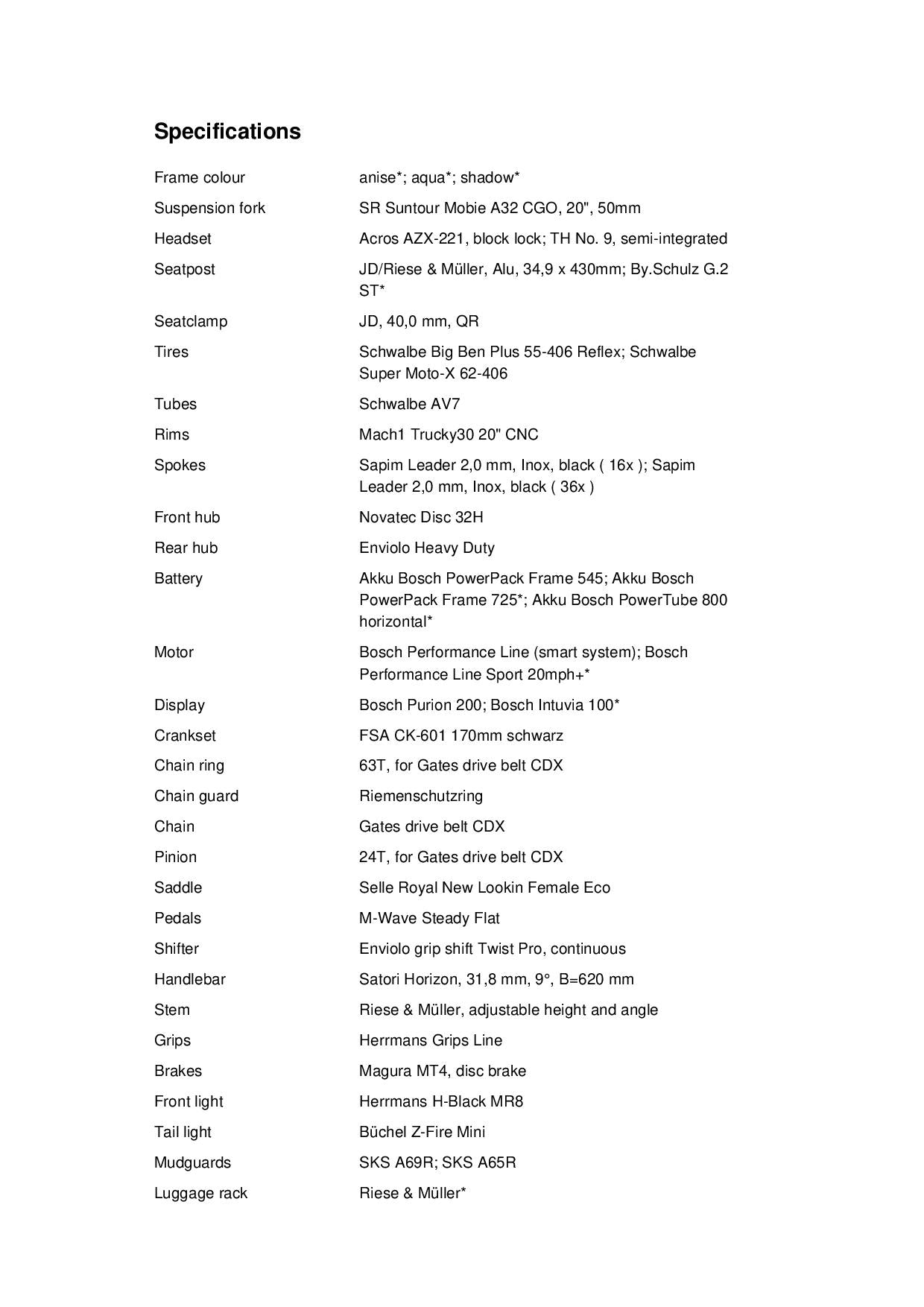 Riese and Muller Carrie Vario - aqua 545Wh flex box child seat rain cover