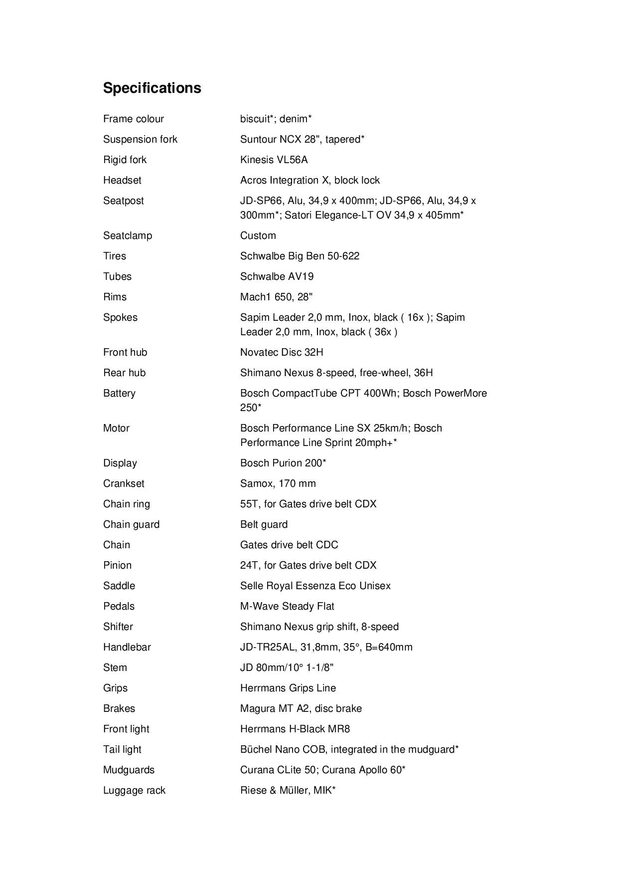 Riese and Muller Culture silent - 56cm - biscuit