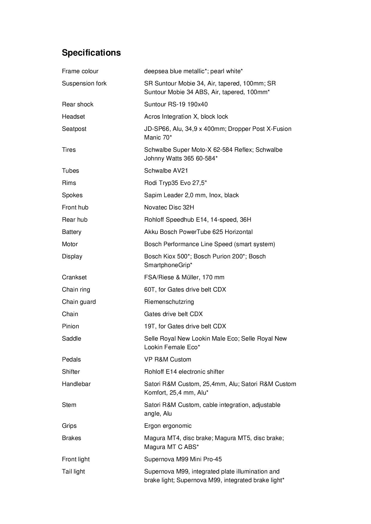 Riese and Muller Homage4 Rohloff HS - white 49cm - Used