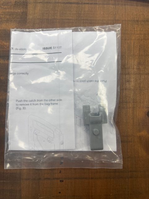 Brompton e-bike bag frame catch