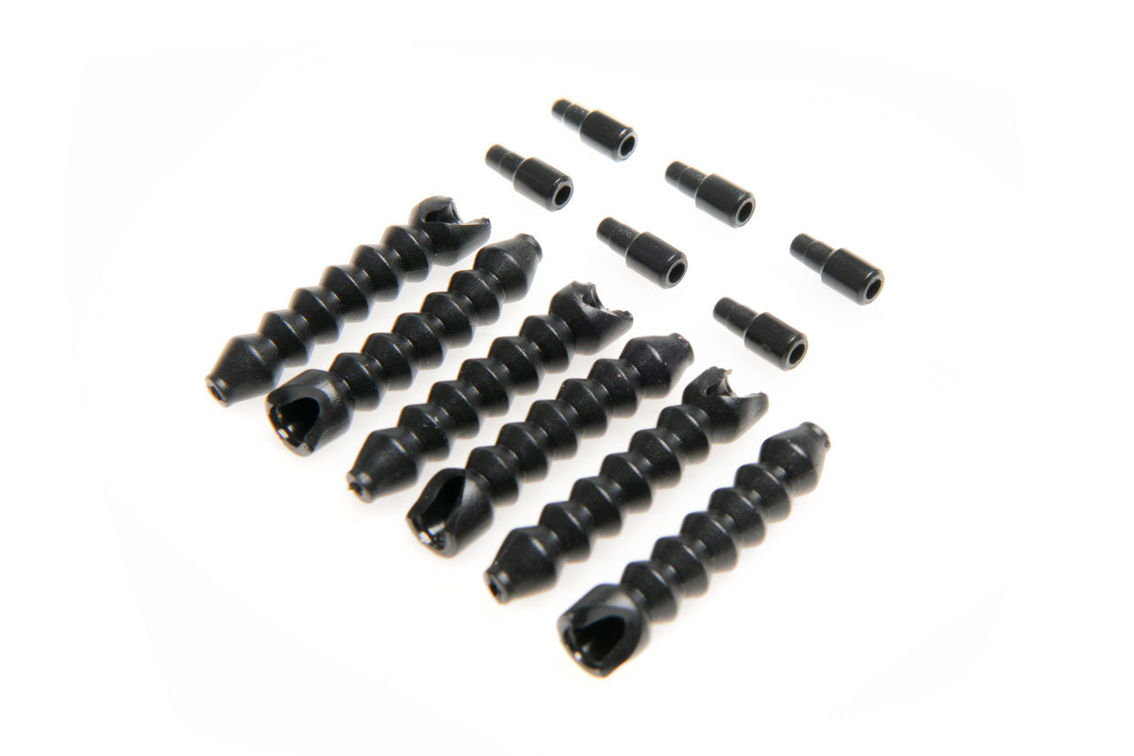 Brompton Cable Gaiter w/ adaptor bag of 6 (3 pairs)