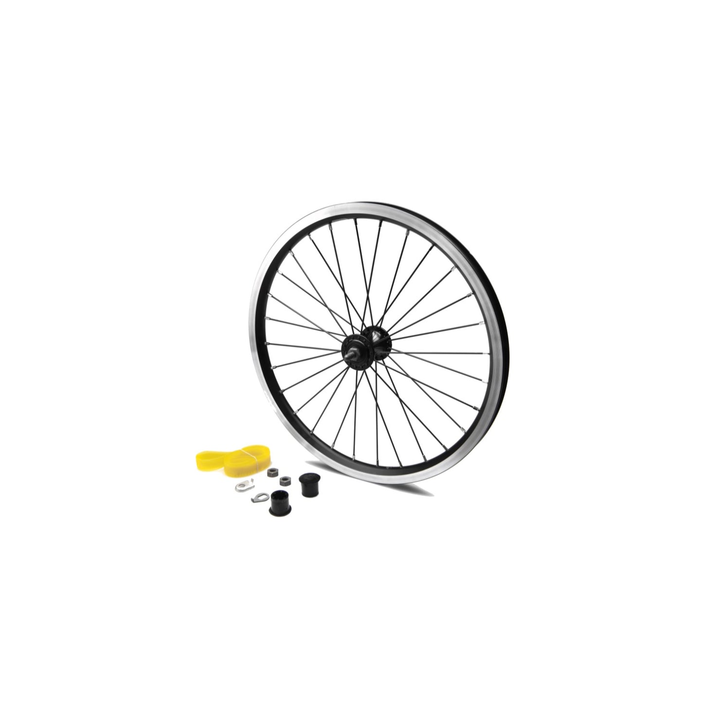 Brompton Front Wheel Radial Lacing incl. fittings