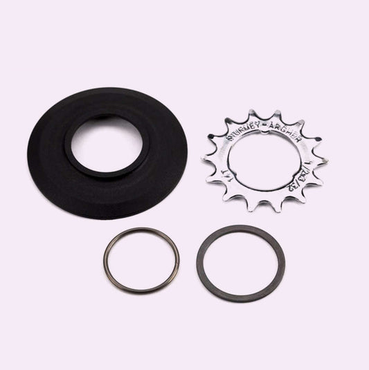 Brompton 3/32" 3 Spline Sprocket Set 14T (3 speed) incl. chain guide