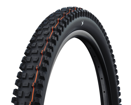 Schwalbe Tyre Albert Radial Folding ADDIX Soft (Orange) Trail Pro TL-Ready HS461 Black