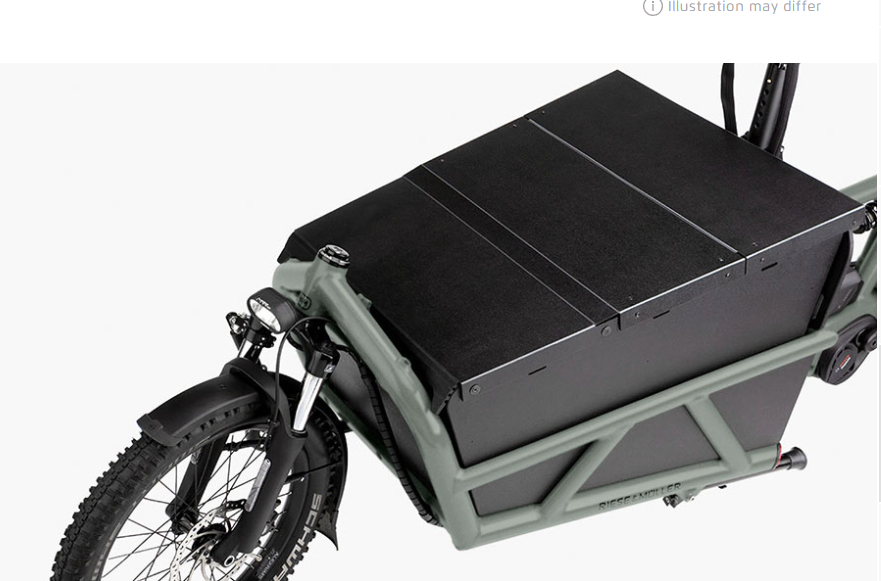 Riese and Muller Load4 60 vario HS - Grey - Hard cover - 1450Wh