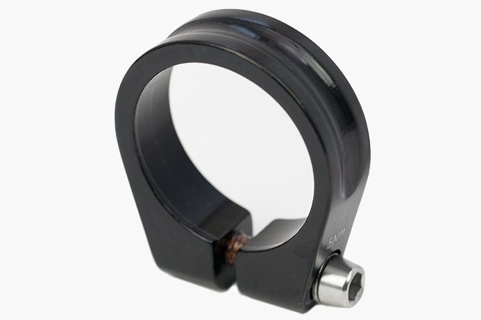 Riese & Muller Seat post clamp, 40.0 mm, black bolted